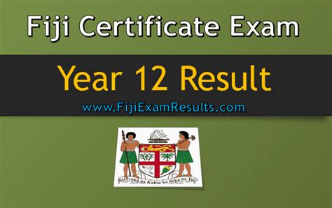 Ministry of Education announces Fiji Year 12 Certificate .